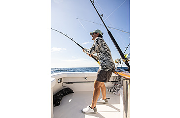 Image of HUK Performance Fishing Icon Kc Printed Hoodie, Moss2, 2XL, H1200585-317-XXL