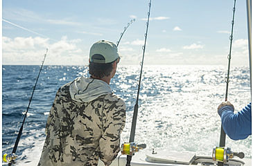 Image of HUK Performance Fishing Icon Kc Printed Hoodie, Moss2, 2XL, H1200585-317-XXL