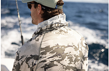 Image of HUK Performance Fishing Icon Kc Printed Hoodie, Moss2, 2XL, H1200585-317-XXL