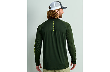 Image of HUK Performance Fishing Icon Long Sleve Crew - Mens, Cypress Landing, Extra Large, H1200573-377-XL