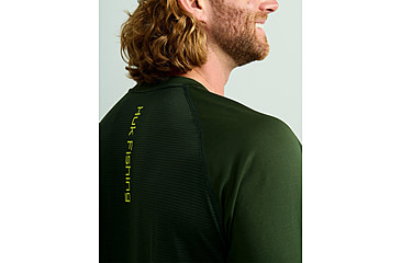 Image of HUK Performance Fishing Icon Long Sleve Crew - Mens, Cypress Landing, Extra Large, H1200573-377-XL