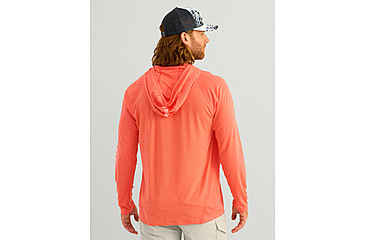 Image of HUK Performance Fishing Icon Performance Hoodie - Mens, Fresh Salmon, 2XL, H1200574-821-XXL