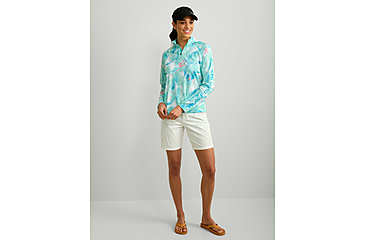 Image of HUK Performance Fishing Icon Performance Hoodie - Womens, Bermuda, Medium, H6120171-373-M