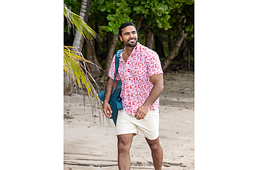 Image of HUK Performance Fishing Kona Printed Short Sleeve Shirt - Mens, Channel Marker2, Extra Large, H1500212-625-XL