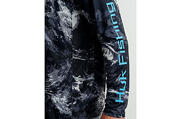 Image of HUK Performance Fishing Mossy Oak Pursuit Performance Crew - Mens, Moe Sw Midnight, Extra Large, H1200610-979-XL