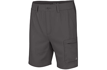 Image of HUK Performance Fishing Next Level 7in Shorts - Men's, Iron, 2XL, H2000173-010-XXL
