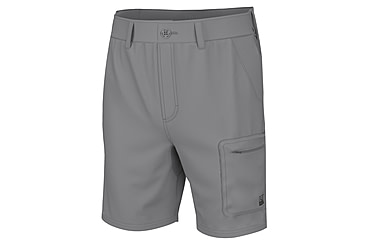 Image of HUK Performance Fishing Nxtlvl 7 Short - Mens, Overcast Grey, Extra Large, H2000173-032-XL