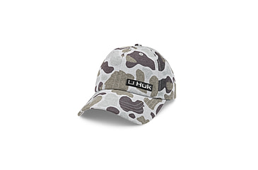 Image of HUK Performance Fishing Pony Tail Ball Cap Kc Print - Womens, Volcanic Ash, 1, H6300064-013-1