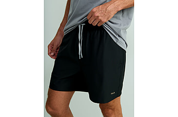 Image of HUK Performance Fishing Pursuit Printed Volley Short - Mens, Black, Small, H2000227-001-S