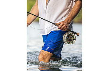 Image of HUK Performance Fishing Pursuit Volley Swim Short - Mens, Ocean Blue, Medium, H2000184-460-M