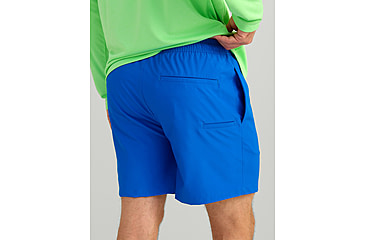 Image of HUK Performance Fishing Pursuit Volley Swim Short - Mens, Ocean Blue, Medium, H2000184-460-M