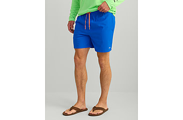 Image of HUK Performance Fishing Pursuit Volley Swim Short - Mens, Ocean Blue, Medium, H2000184-460-M