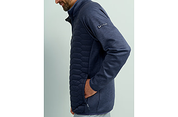 Image of HUK Performance Fishing Scale Hybrid Jacket - Mens, Naval Academy, Small, H4000158-413-S