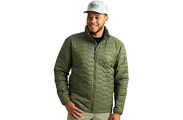 Image of HUK Performance Fishing Scale Jacket - Mens, Moss, Large, H4000156-316-L