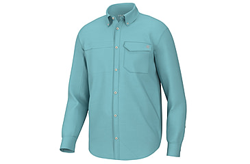 Image of Open Box, Dealer Demo, HUK Performance Fishing Tide Point Long Sleeve Shirt - Men's, Marine Blue, S, H1500172-372-S