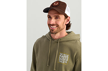 Image of HUK Performance Fishing Tight Lines Cotton Fleece Hoodie - Mens, Moss, Medium, H1300129-316-M