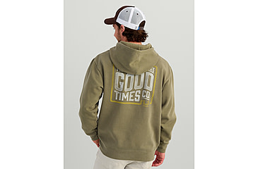 Image of HUK Performance Fishing Tight Lines Cotton Fleece Hoodie - Mens, Moss, Medium, H1300129-316-M