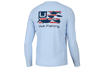 Image of HUK Performance Fishing Trophy Flag Pursuit - Mens, Ice Water, L, H1200602-476-L
