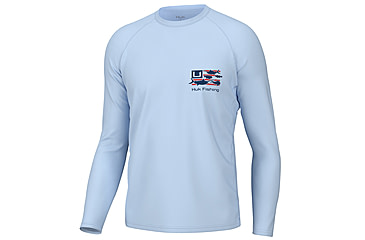 Image of HUK Performance Fishing Trophy Flag Pursuit - Mens, Ice Water, L, H1200602-476-L