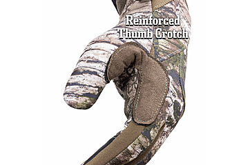 Image of Huntworth Ansted Mid Weight Hunting Glove - Womens, Plush Fleece Lined, Tarnen, Small, E-1207-L-TRN-S