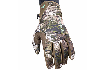 Image of Huntworth Ansted Mid Weight Hunting Glove - Womens, Plush Fleece Lined, Tarnen, Small, E-1207-L-TRN-S