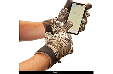 Image of Huntworth Ansted Mid Weight Plush Fleece Lined Hunting Glove - Mens, Tarnen, Medium, E-1207-TRN-M