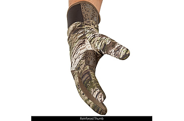 Image of Huntworth Ansted Mid Weight Plush Fleece Lined Hunting Glove - Mens, Tarnen, Medium, E-1207-TRN-M