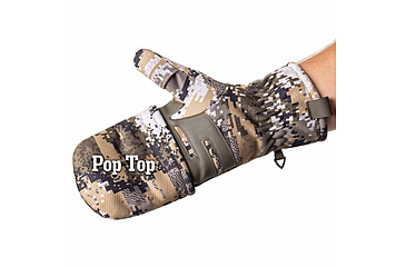 Image of Huntworth Barrow Heat Boost Windproof Softshell Hunting Glove - Mens, Disruption, Large, E-1436-DC-L