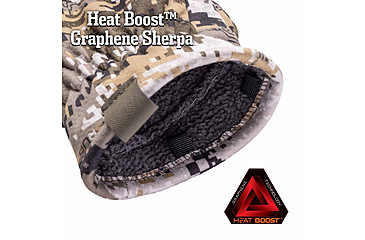 Image of Huntworth Barrow Heat Boost Windproof Softshell Hunting Glove - Mens, Disruption, Large, E-1436-DC-L