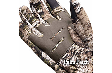 Image of Huntworth Barrow Heat Boost Windproof Softshell Hunting Glove - Mens, Tarnen, Large, E-1433-TRN-L