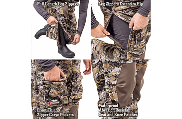 Image of Huntworth Elkins Mid Weight Windproof Soft Shell Bib Overalls - Mens, Disruption, Medium, E-9610-DC-M