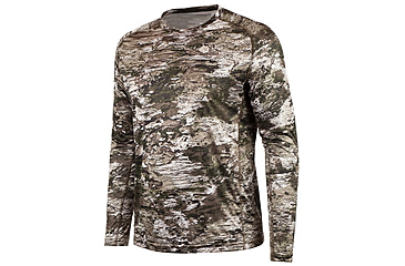 Image of Huntworth Fallon Light Weight Performance Polyester Long Sleeve Shirt - Mens, Tarnen, Extra Large, E-9333-TRN-XL