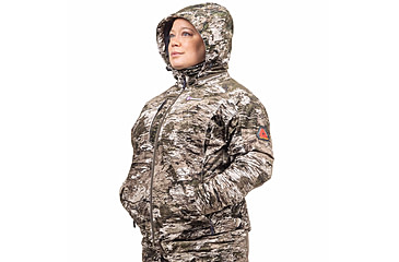 Image of Huntworth Matterhorn Heat Boost Heavyweight/Waterproof Hunting Jacket - Women's, Tarnen, Small, E-9606-W-TRN-S