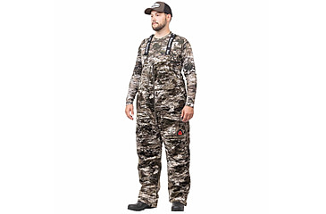 Image of Huntworth Matterhorn Heat Boost Heavyweight Waterproof Lined Hunting Bib Overalls - Mens, Tarnen, 2XL, E-9541-TRN-2XL
