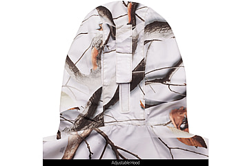 Image of Huntworth Ackley Light Weight Microfiber Waterproof Cover Up Jacket - Men's, Snow Camo, 3XL, E-81702-SCB-3XL