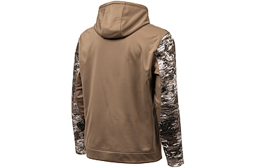 Image of Huntworth Lifestyle Performance Fleece Hoodie - Men's, Walnut / Tarnen, Extra Large, E-9198-WLT/TRN-XL