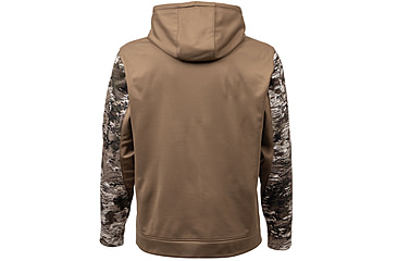 Image of Huntworth Lifestyle Performance Fleece Hoodie - Men's, Walnut / Tarnen, Extra Large, E-9198-WLT/TRN-XL