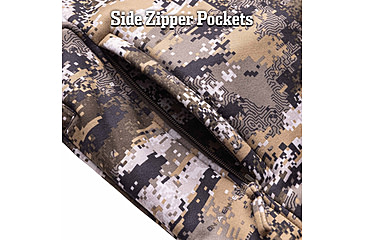 Image of Huntworth Saskatoon Heat Boost Heavyweight Windproof Softshell Hunting Jacket - Mens, Disruption, Large, E-9542-DC-L