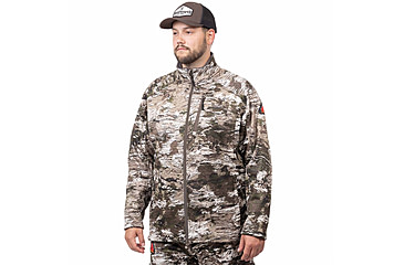 Image of Huntworth Saskatoon Heat Boost Heavyweight Windproof Softshell Hunting Jacket - Mens, Tarnen, Extra Large, E-9542-TRN-XL