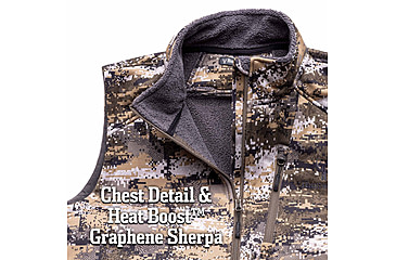 Image of Huntworth Saskatoon Heat Boost Heavyweight Windproof Softshell Vest - Mens, Disruption, Large, E-9544-DC-L