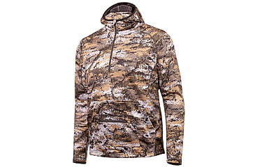 Image of Huntworth Shelton Performance 1/2 Zip Hoodie w/ Facemask - Mens, Disruption, Extra Large, E-9373-DC-XL