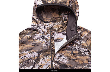 Image of Huntworth Shelton Performance 1/2 Zip Hoodie w/ Facemask - Mens, Disruption, Extra Large, E-9373-DC-XL