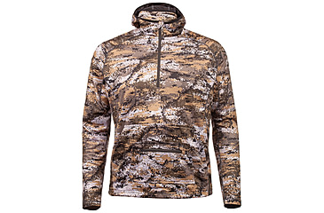 Image of Huntworth Shelton Performance 1/2 Zip Hoodie w/ Facemask - Mens, Disruption, Extra Large, E-9373-DC-XL