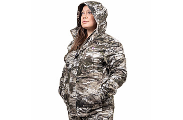 Image of Huntworth Winsted Tricot Waterproof Rain Jacket - Women's, Tarnen, Extra Large, E-9619-W-TRN-XL