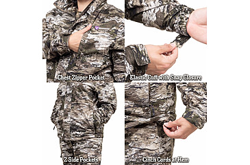 Image of Huntworth Winsted Tricot Waterproof Rain Jacket - Women's, Tarnen, Extra Large, E-9619-W-TRN-XL