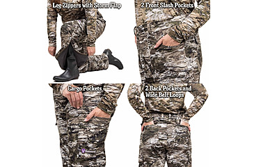 Image of Huntworth Winsted Tricot Waterproof Rain Pants - Women's, Tarnen, Extra Large, E-9620-W-TRN-XL