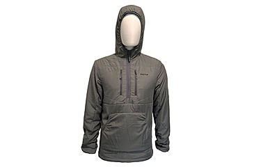 Image of Huto Lifestyle Fuzzy Fleece Hoodie w/Nylon Outer Shell, Grey, Medium, FUZYFLCE-HDIE-GRY-M