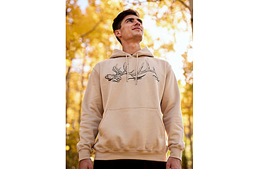 Image of Huto Lifestyle Limited Edition Simsy Elk Artwork Logo Hoodie