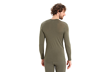 Image of Icebreaker 175 Everyday Long Sleeve Crewe Thermal Top - Mens, Loden, Medium, IB104483069M
