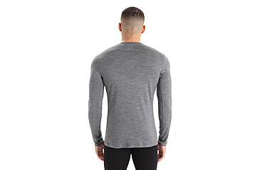 Image of Icebreaker 200 Oasis Long Sleeve Crewe - Mens, Gritstone Heather, Large, IB104365013L